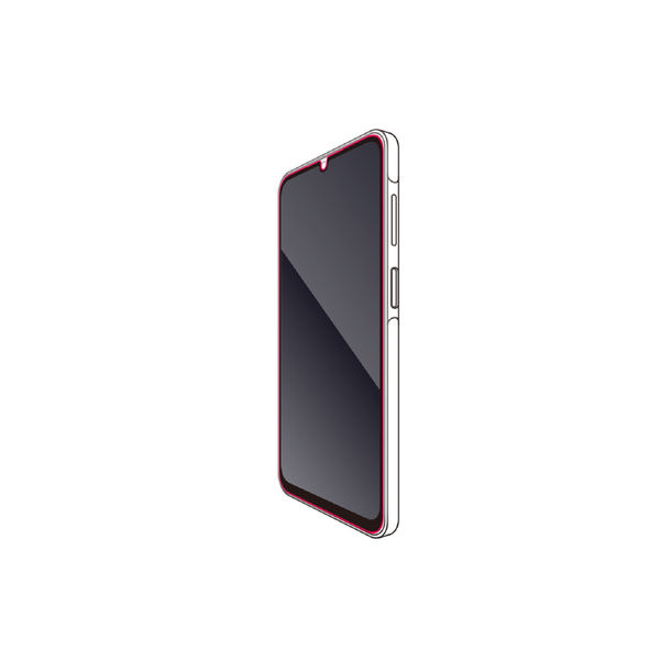 G253 ガラスフィルム 高透明 フルカバー フレーム付 ブラック PM-G253FLGF エレコム 1個（直送品）