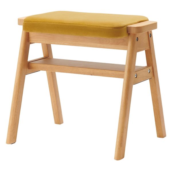 無印良品 再生ポリエステル混 木製スタッキングスツール