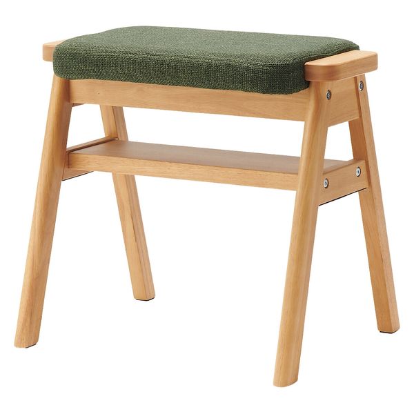 無印良品 再生ポリエステル混 木製スタッキングスツール