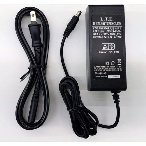 JET 5V ACアダプター JET 5V ACアダプター 電源アダプター 0.5A AudioComm オーム電機