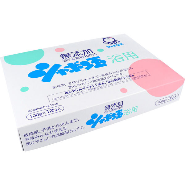 シャボン玉 浴用(12個入x10箱セット)【シャボン玉石けん】全部120個 Amazon | シャボン玉EM化粧石けん（浴用）100g （10個セット