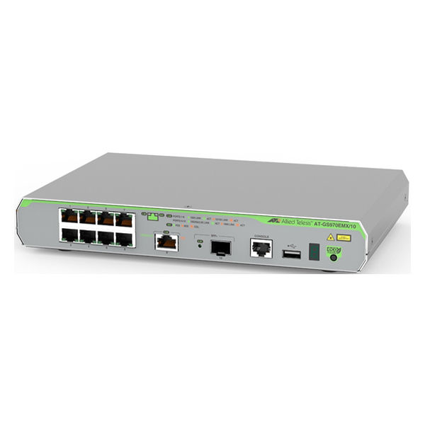 アライドテレシス  ＡＴーＧＳ９７０ＥＭＸ／１０　レイヤー３スイッチ 4657R（直送品）