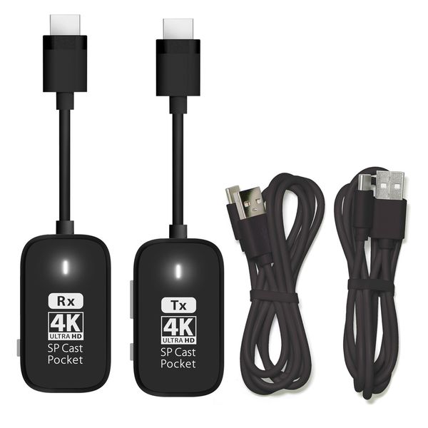プリンストン SPCastPocket4K 4K対応ワイヤレスHDMItoHDMI SPCASTPOCKET-H1-4KR1 1台（直送品）