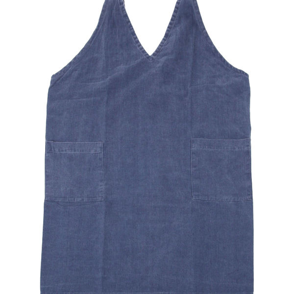 楽すぽっエプロン ネイビー studio CLIP - アスクル