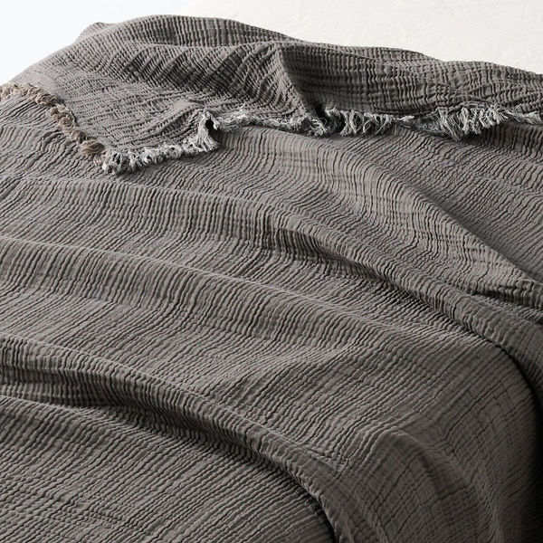 【翌日発送可能】 無印良品 三重ガーゼ ケット D 180×200cm 毛布・タオルケット