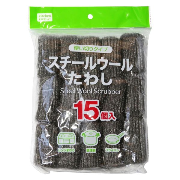オカザキ スチールウールたわし 4986614229029 1パック(15個入