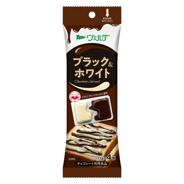 アヲハタ ブラック＆ホワイト11g×4 1袋 ヴェルデ パキッテ