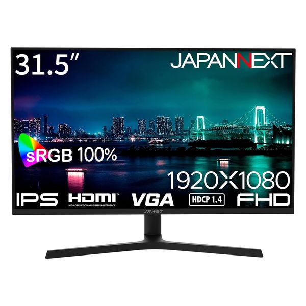JAPANNEXT 31.5インチ 液晶ディスプレイ(/IPS/HDMI/VGA) JN JAPANNEXT 31.5インチ 液晶ディスプレイ(/IPS/HDMI/VGA) JN