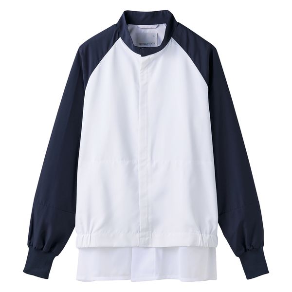 住商モンブラン ジャンパー 兼用 長袖 白/ネイビー 4L DF8731-29 1枚（直送品）