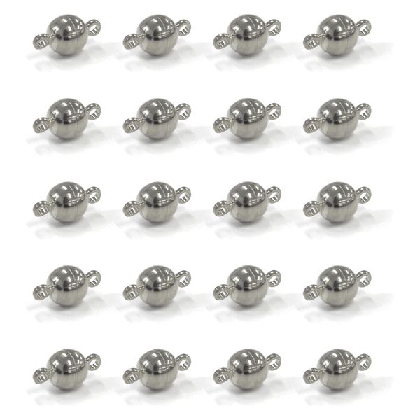 日本紐釦貿易(Nippon Chuko) マグネットクラスプ ボール 小 20組入