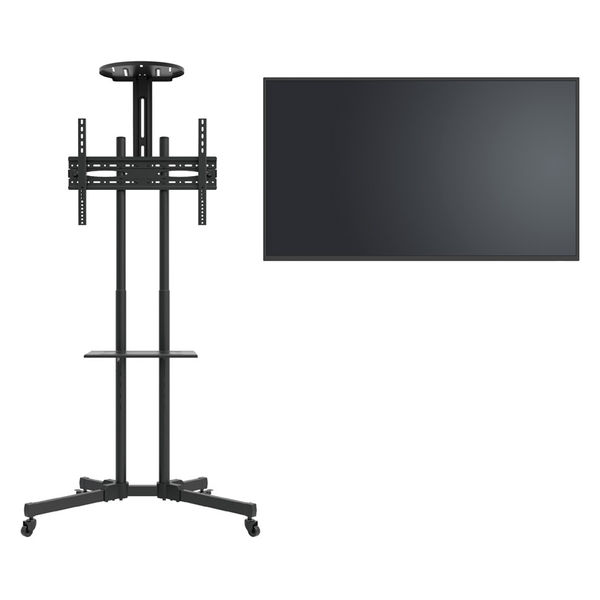 55インチ4Kディスプレイ・スタンド(JN-3275-JRSA)セット 2年保証 JN-HDR553IPS4KJRSA 1セット（直送品）