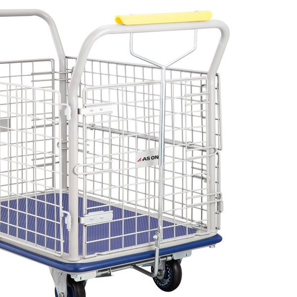 アズワン 観音扉式台車(1/2開閉扉)ブレーキハンドタイプ KT-300H 1個 4-6515-03（直送品）