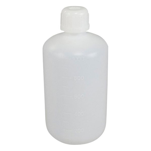 アズワン 細口瓶(中栓付き)1000mL NVN-1000 1本 1-4657-26（直送品）
