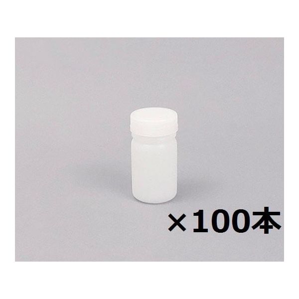 アズワン 広口瓶(中栓付き)50mL 1箱(100本入) NVW-50C 1箱(100本) 1-4658-82（直送品）