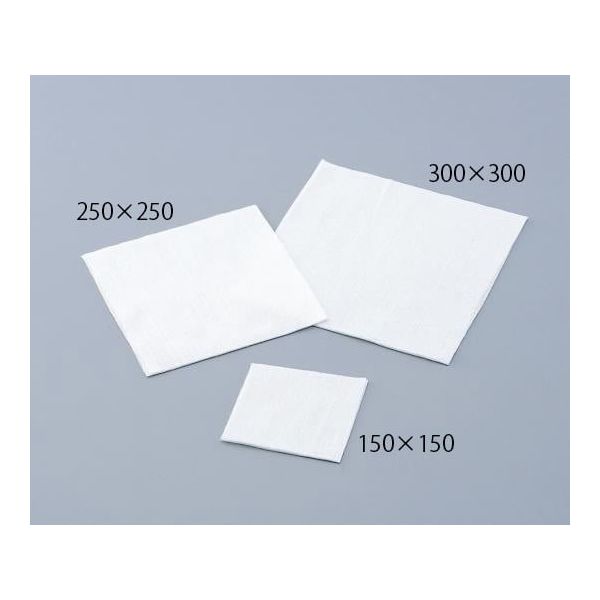 アズワン 不織布ワイパー 250×250mm 滅菌済 1パック(200枚入) 1-9975-22 1パック(200枚)（直送品）