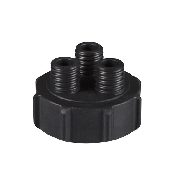 アズワン 静電気拡散性ねじ口瓶用キャップ キャップ/S60、ホース/GL18×3個 3-8247-04 1個（直送品）