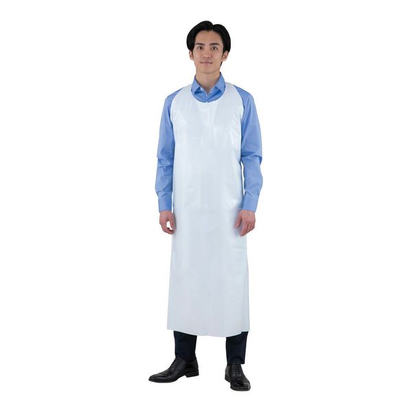 アズワン TPUエプロン 薄手 4-6260-02 1個（直送品）