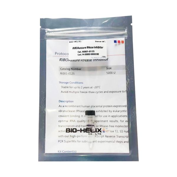 BioーHelix 逆転写キット RNase Inhibitor 1本(125uL/5，000U入) RI001-0125 1本（直送品）