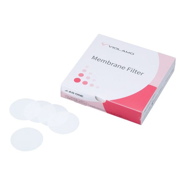 ⭐️メンブレンフィルター 親水性PTFE 直径47mm 孔径0.22µm 100枚 ビオラモメンブレンフィルター(疎水性PTFE) 0.22μm φ47mm 1箱