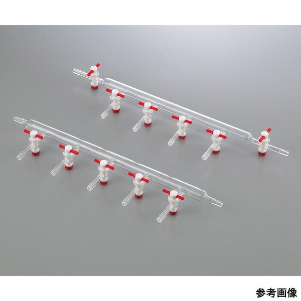 アズワン 真空マニホールド コック数4 VMS04 1個 4-6115-01（直送品）