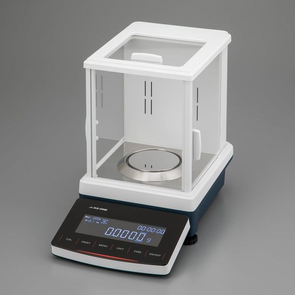 アズワン 分離型分析天秤(外部分銅タイプ) 秤量120g 最小表示0.1mg AEB-124E 1台 4-6253-01（直送品） 63,525円