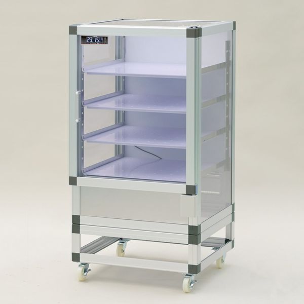 アズワン オートドライデシケーターZEAL(BG)574×560×1085mm 強化プラスチック棚・キャスター付き 4-6390-03 1台（直送品）