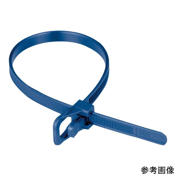 Retyz リピートタイ(金属検知タイプ)4.8×304mm 1袋(20個入) EVT-M12BL-HA 1袋(20個) 4-6471-03（直送品）