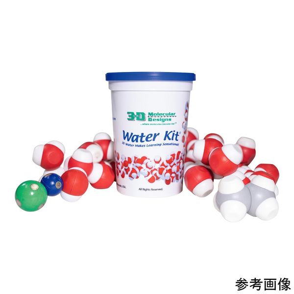 3D Molecular 水分子モデル WK-01 1セット 4-6473-01（直送品）
