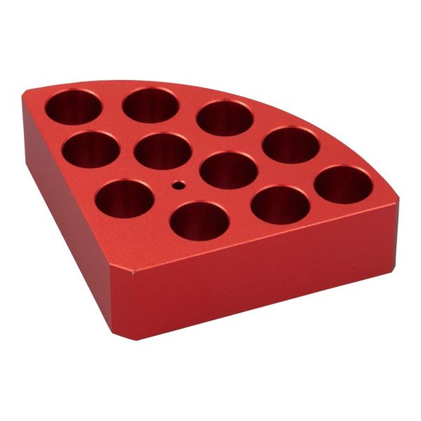 DLAB ホットスターラー用クウォーターブロック 赤 18900002 1個 4-6492-03（直送品）