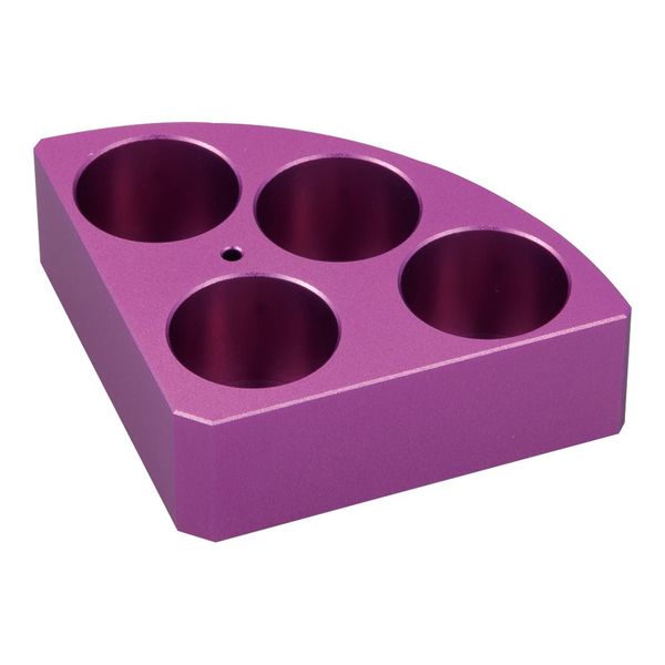 DLAB ホットスターラー用クウォーターブロック 紫 18900003 1個 4-6492-04（直送品）