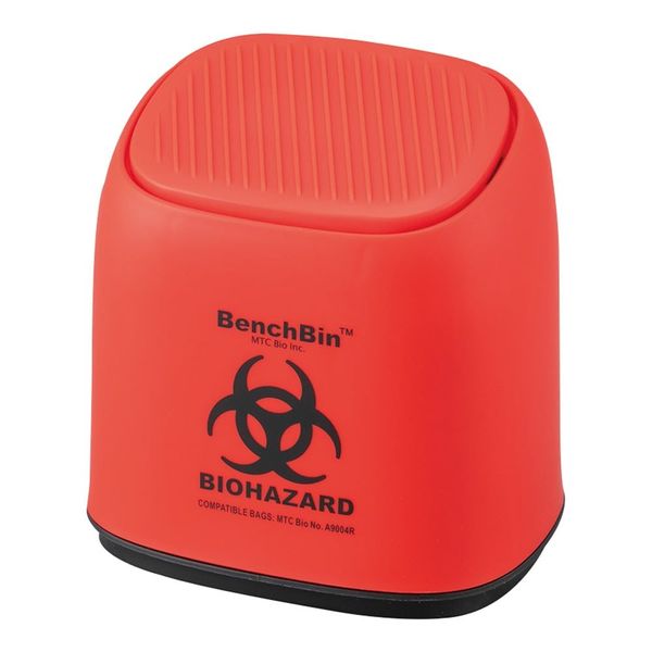 アズワン バイオハザードゴミ箱(BenchBin(TM) 卓上タイプ)スターターキット 4-6546-02 1セット（直送品）