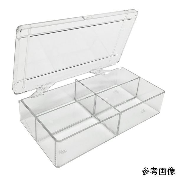 ウェスタンブロッティングゲル用ケース(MultiBoxes(TM))210×107×35mm 1パック(4個入) 4-6553-04（直送品）