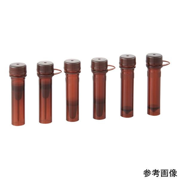 ふかふかページ 遮光スクリューキャップチューブ(自立タイプ)滅菌済 1.5mL キャップ