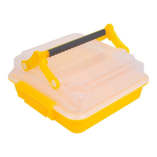 アズワン サンプル運搬ボックス(Duraporter(R))イエロー 4-6668-03 1個（直送品）