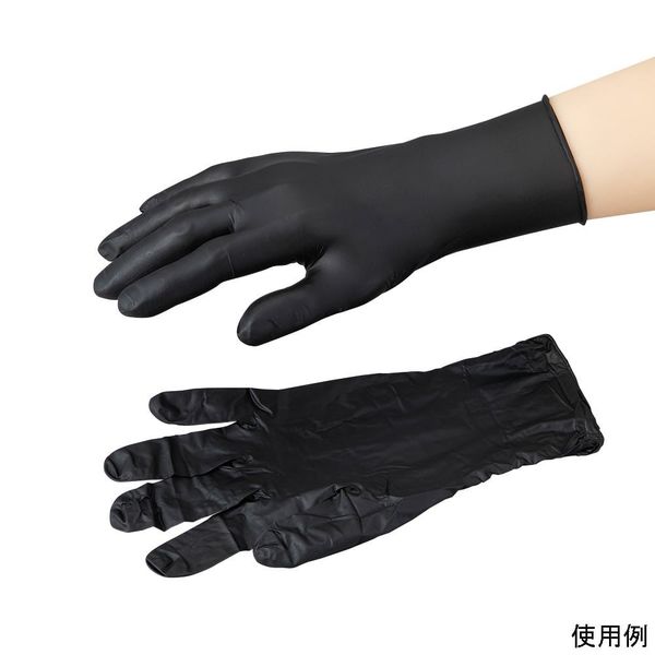 アズワン エコロジーニトリル手袋 M 1箱(100枚入) 4-6715-02 1箱(100枚)（直送品）