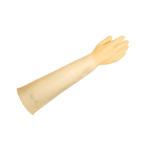 MAPA 耐薬品天然ゴム手袋(厚手タイプ)600mm Alto285ー9 M 285-8 1双 4-832-02（直送品）