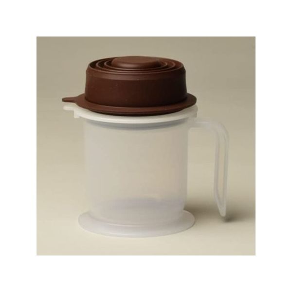 アズワン ぴったりトロミがつくカップ(チョコレートブラウン) 66-0034-53 1箱(1個)（直送品）