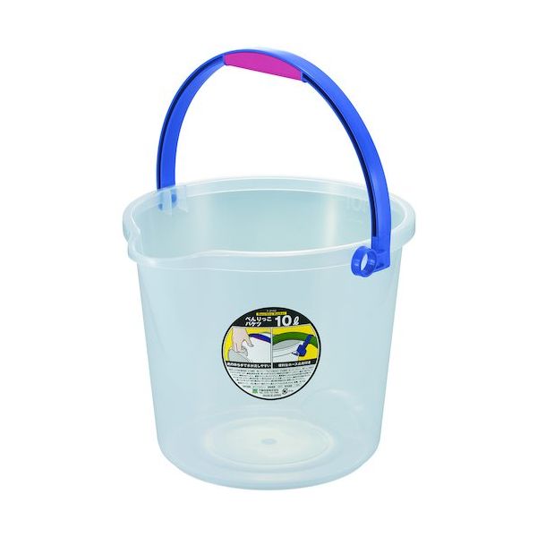 不動技研 べんりっこバケツ 10L C F2143 014302 1台 396-9912（直送品）