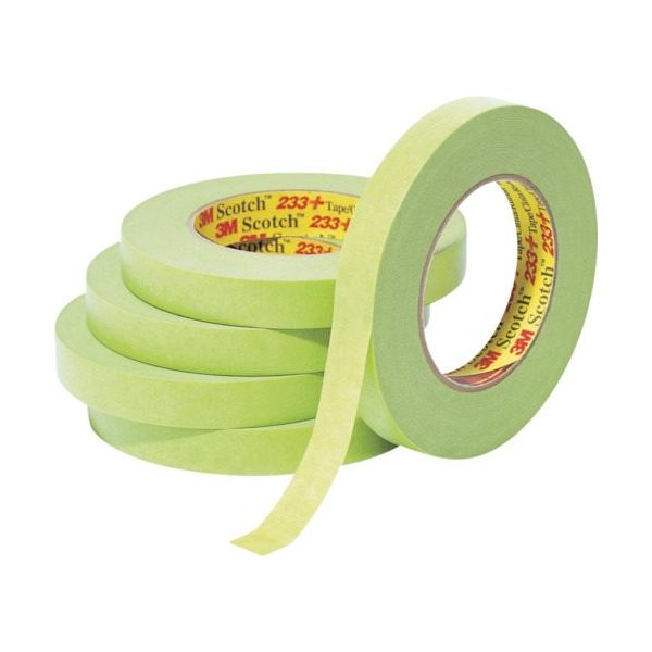 スリーエム ジャパン 3M スコッチ マスキングテープ 233プラス 12mmX55m 233P 12X55 1巻 104-8685（直送品）