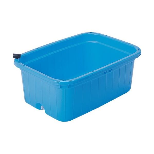 サンコープラスチック SANKO pla 500440 キングタライ 角型 78L B ブルー 50044 1台 361-9812（直送品）