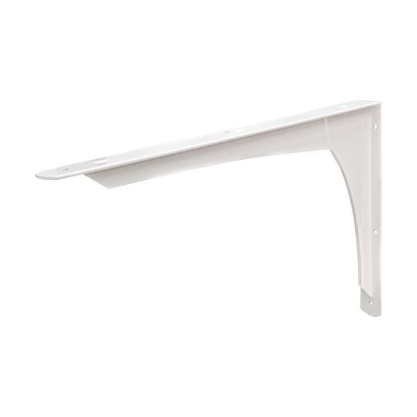 MARUKI HARDWARE CORPORATION MK パワー棚受2(スチール)350×490 ホワイト N-476 35S 1本（直送品）