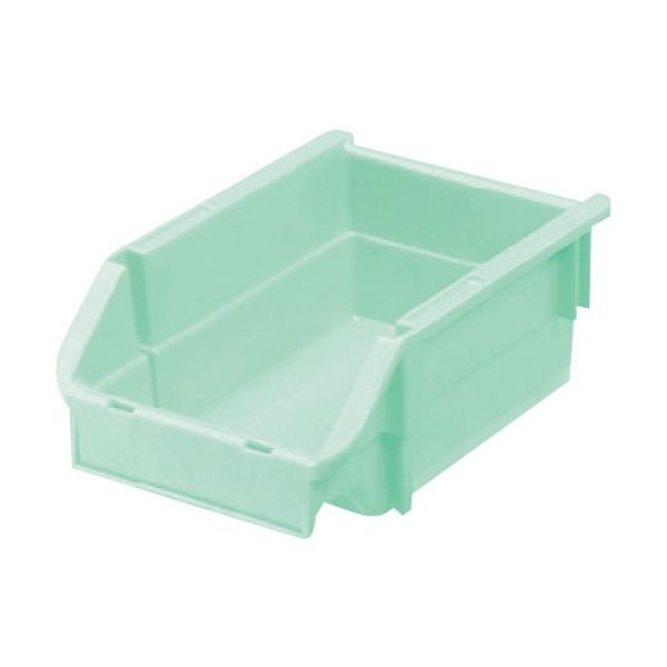 三菱ケミカル ヒシ T型コンテナ(ネスティングタイプ) パステルグリーン W132×D200×H90 PAT-2-PG 1個（直送品）