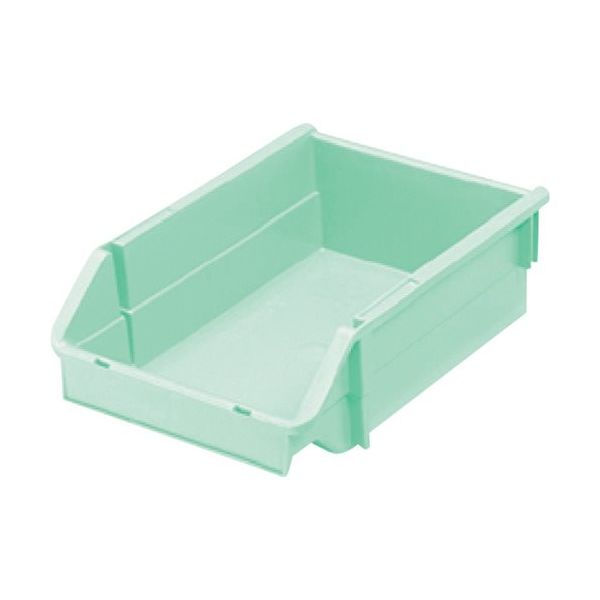 三菱ケミカル ヒシ T型コンテナ(ネスティングタイプ) パステルグリーン W192×D285×H90 PAT-3-PG 1個（直送品）