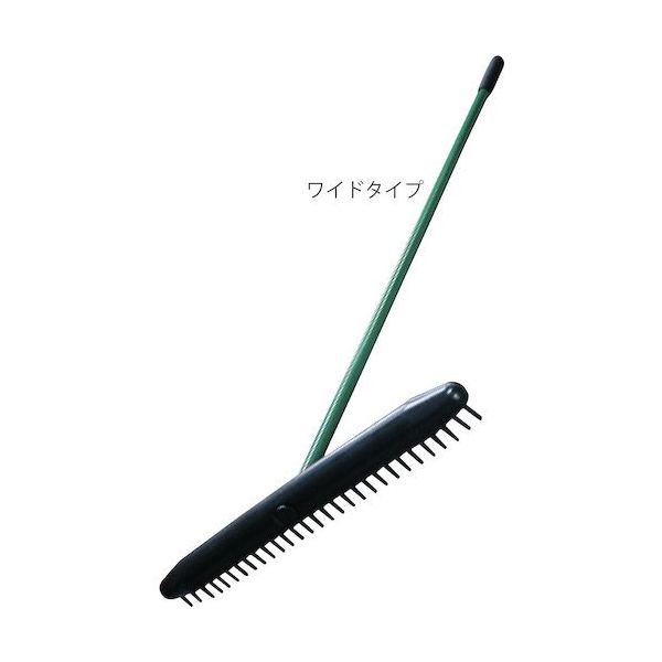 岩崎製作所 IWA 樹脂製(柄 アルミ製)バンカーレーキ[[R2]]型(ワイドタイプ) 54BR02A 1セット(12個) 510-2186（直送品）