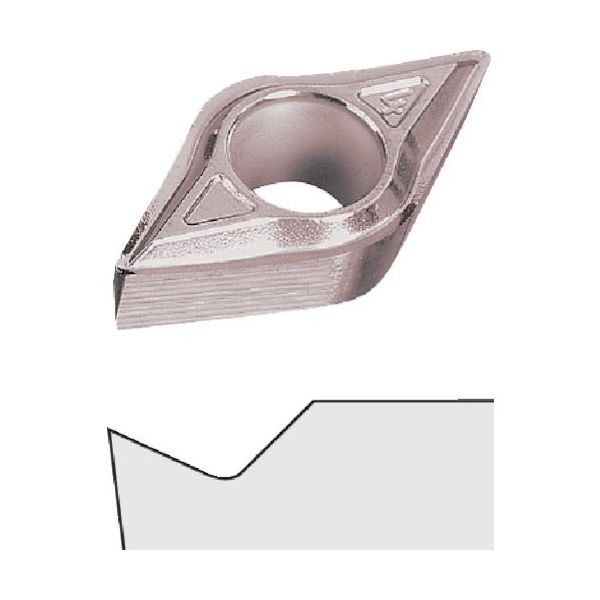 ダイジェット工業 ダイジェット スローアウェイチップ DCGT0702005FN-ASFAT20 1セット(10個) 174-6376（直送品）