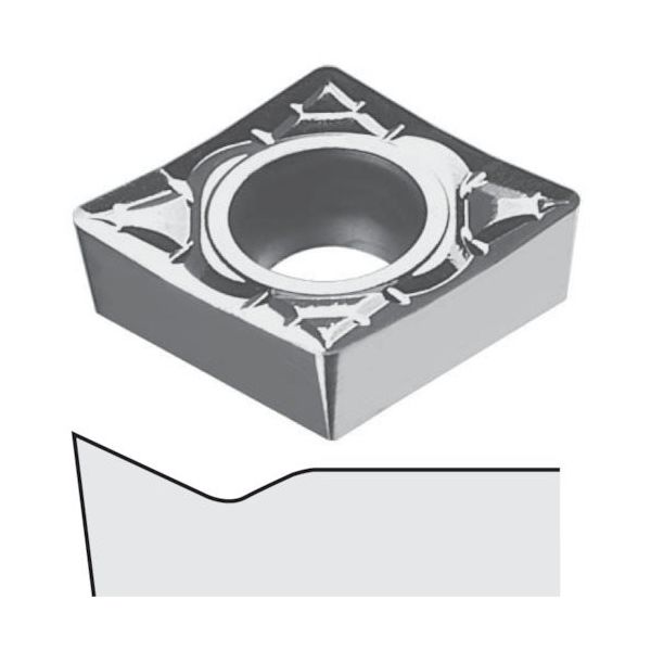 ダイジェット工業 ダイジェット スローアウェイチップ CCGT120408FN-ACBAK20 1セット(10個) 176-6847（直送品）