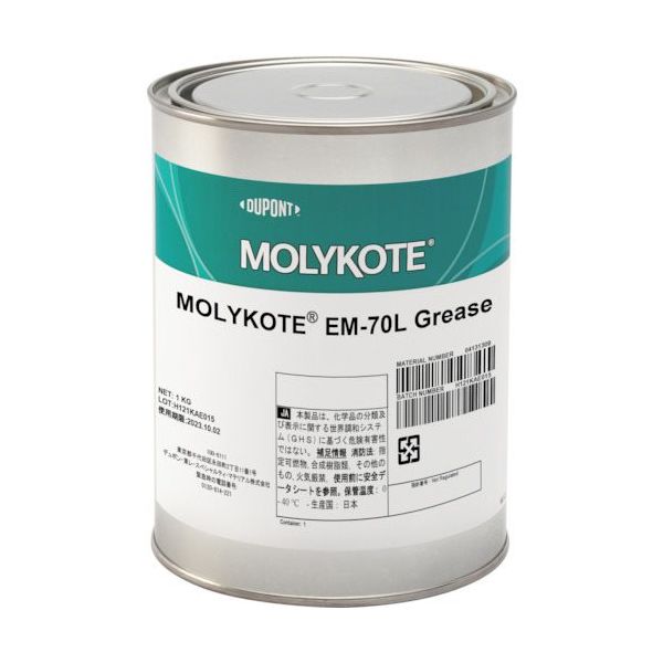 デュポン・東レ・スペシャルティ・マテリアル モリコート 樹脂用 EMー70Lグリース 1kg EM-70L-10 1セット(10缶)（直送品）