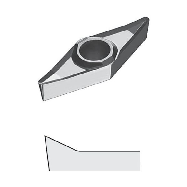 ダイジェット工業 ダイジェット スローアウェイチップ VCGT130304FN-ALUAK20 1セット(10個) 175-7425（直送品）