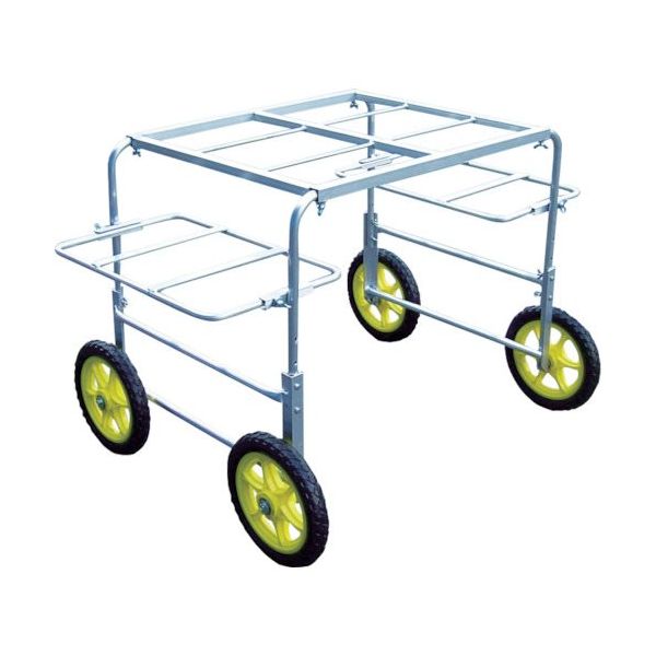 アルミス alumis アルミいちご台車 S 1セット(2台) 489-6017（直送品）