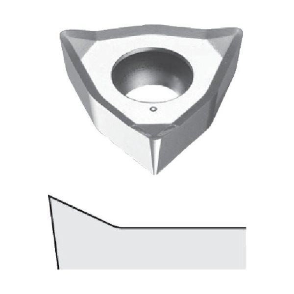 ダイジェット工業 ダイジェット スローアウェイチップ WCGT06T302FN-ALUAK10 1セット(10個) 176-3710（直送品）